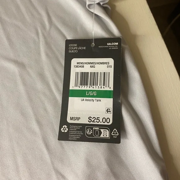 Under Armour White Tank Top - Picture 2 of 4